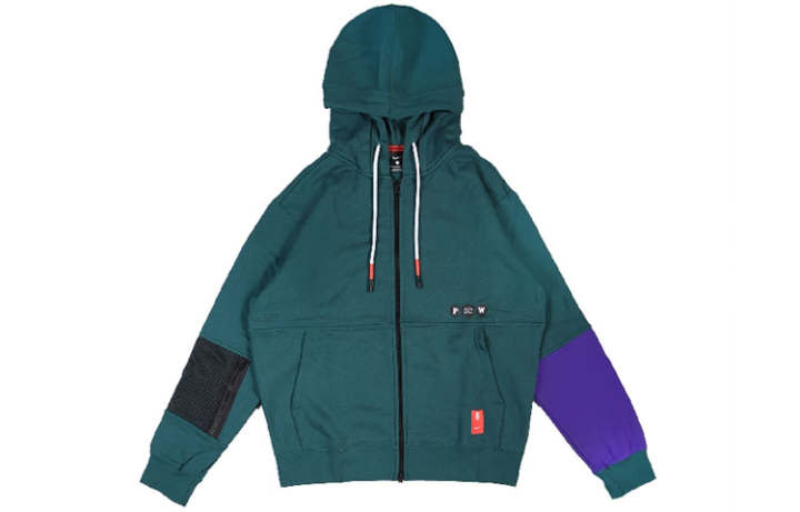 Nike Nike Sweatshirts Men's Blue Hooded Moderate Cardigan