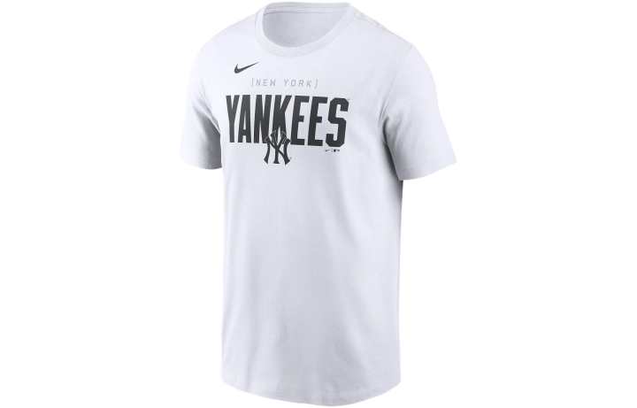 Nike Nike MLB Collaboration New York Yankees Home Team Bracket T Shirt Men's White
