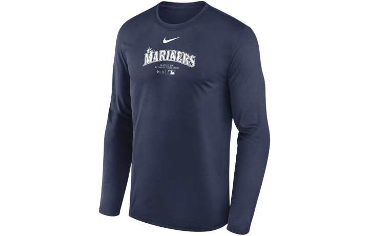 Nike Nike Seattle Mariners Authentic Collection Practice Men's Nike Dri FIT Mlb Long Sleeve T Shirt
