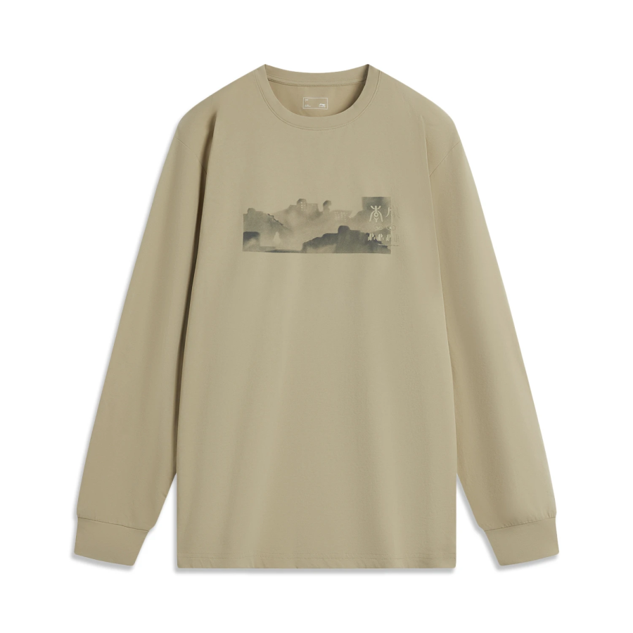 Li-Ning Li Ning Sports Life Collection T Shirt Men's Mole Umber