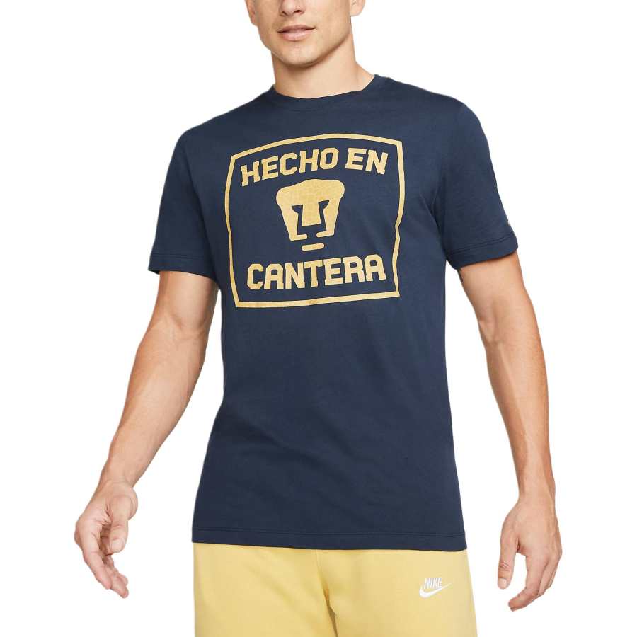 Nike Nike Mexico National Autonomous University American Lion T Shirt Unisex Obsidian Color