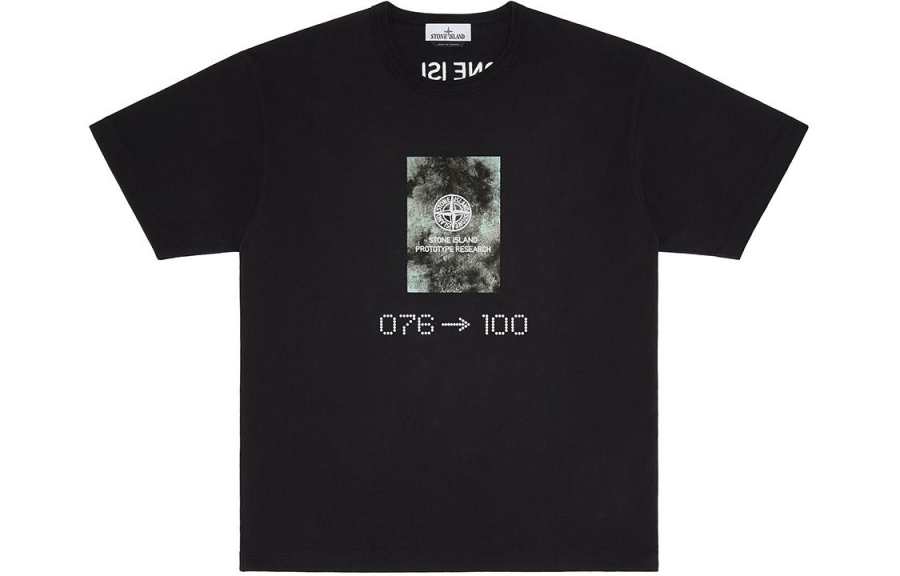 STONE ISLAND T Shirt Unisex Black