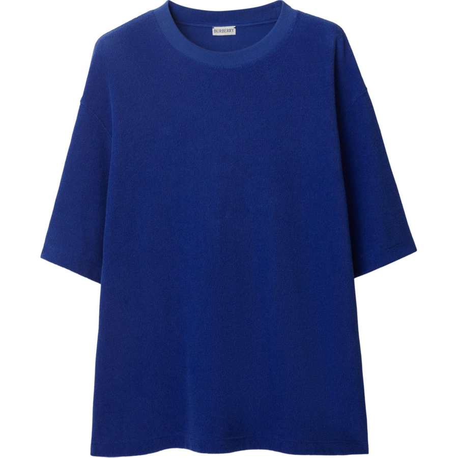Burberry EKD Motif Crewneck Towelling T Shirt