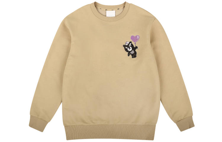 MLB MLB Sweatshirts Unisex Khaki Crew Neck Moderate Regular