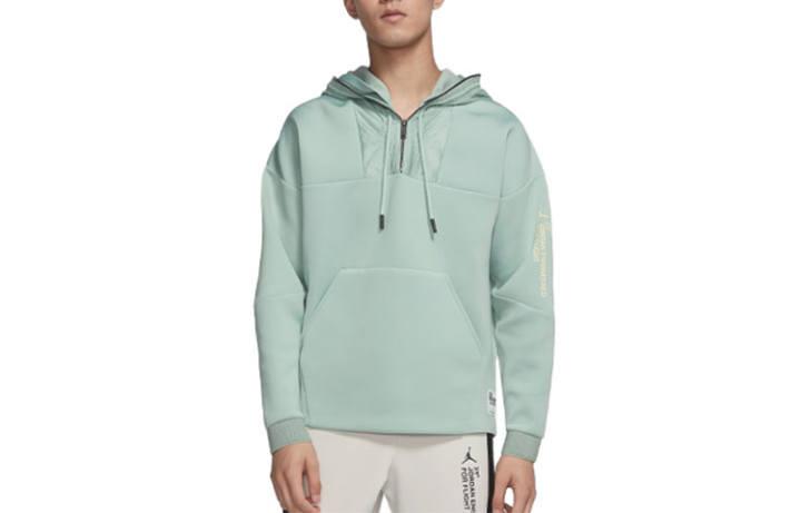 Jordan Jordan Sweatshirts Men's Quartz Copper Green Hooded Moderate Regular