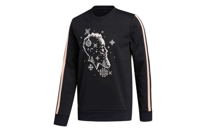 Adidas Adidas Sweatshirts Men's Black Crew Neck Moderate Regular