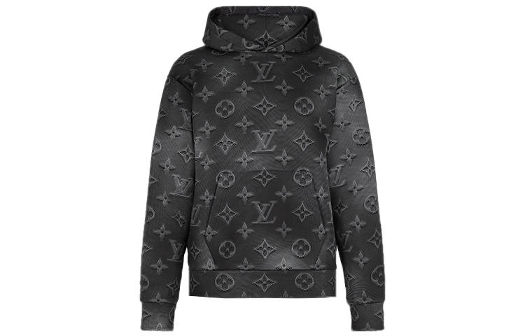 Louis Vuitton 2010s Monogram long-sleeve hoodie