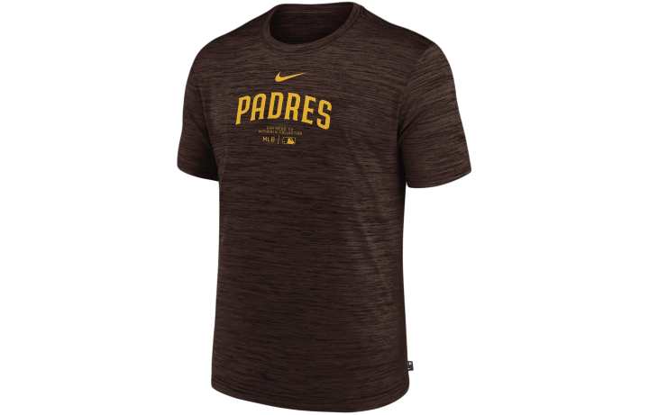 Nike Nike San Diego Padres Authentic Collection Practice Velocity Men's Nike Dri FIT Mlb T Shirt