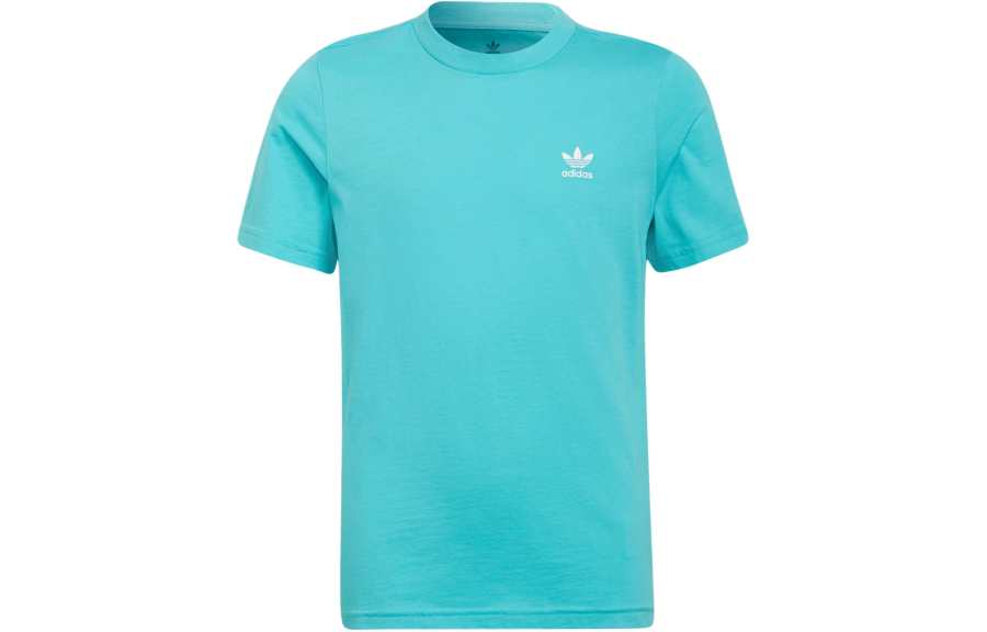 Adidas Adidas T Shirts Men's Teal Crew Neck Moderate Straight Fit