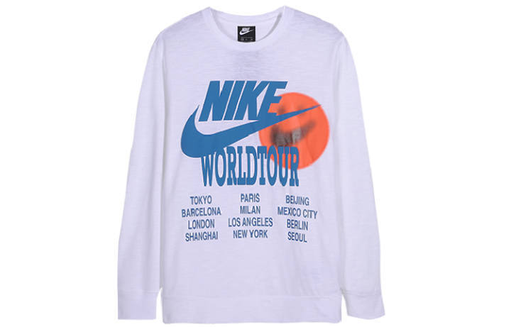Nike Nike Sweatshirts Men's White Crew Neck Moderate Regular