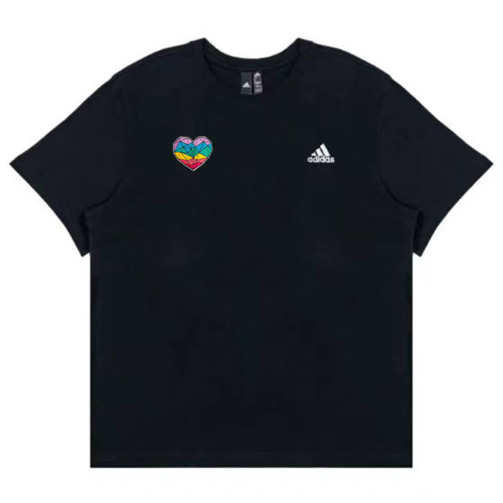 Adidas Adidas T Shirts Unisex Black Crew Neck Moderate Straight Fit