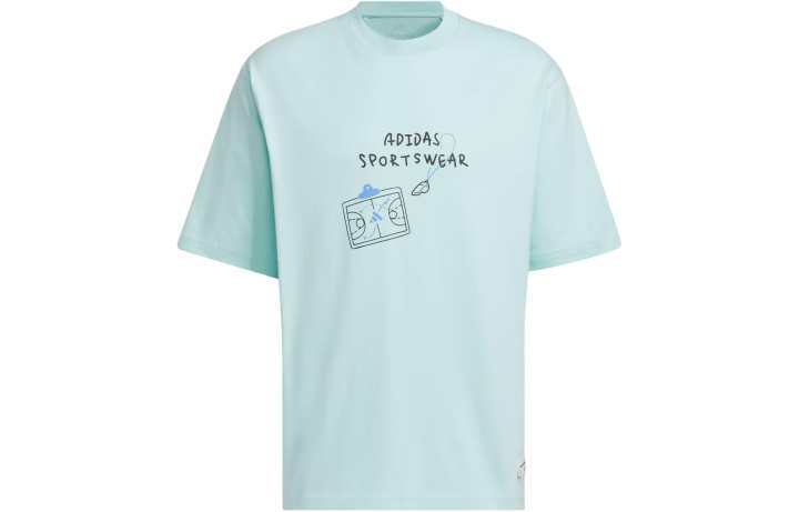 Adidas Adidas T Shirt Men's Light Cyan