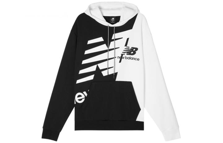 New Balance New Balance Sweatshirts Men's Black Hooded Moderate Regular