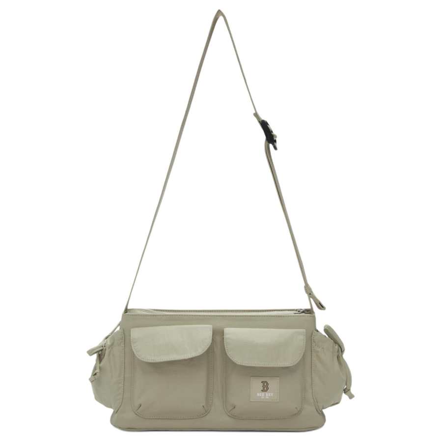 MLB MLB Basic Boston Red Sox Polyester Crossbody Bags Unisex Khaki