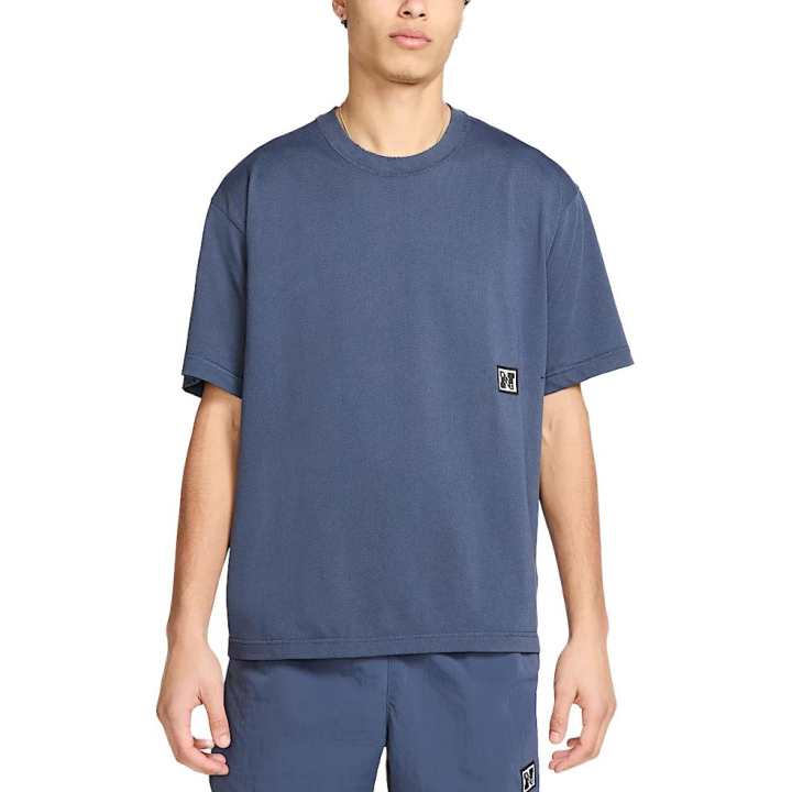 Nike Nike T Shirts Men's Blue Crew Neck