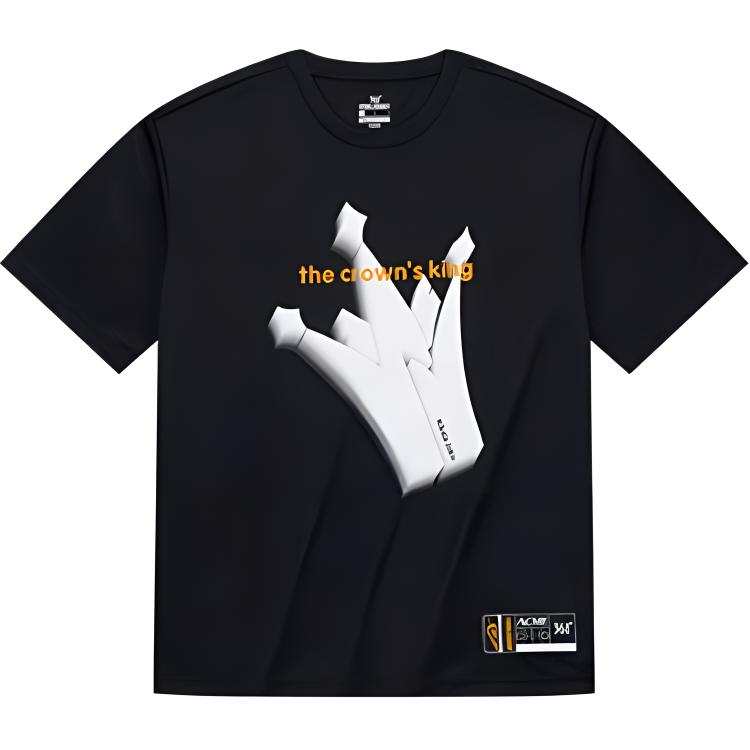 361° T Shirts Men's Super Black Crew Neck Moderate Other