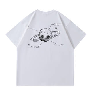 YIVIKII T Shirts Unisex Crew Neck Moderate Heavyweight