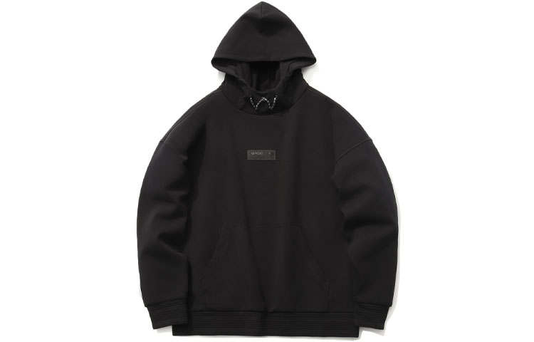 Li-Ning Li Ning Sweatshirts Men's Black Hooded Moderate Regular