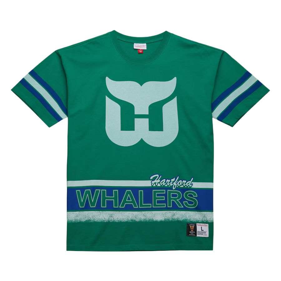Mitchell Ness x NHL Hartford Whalers T Shirt Men's Green