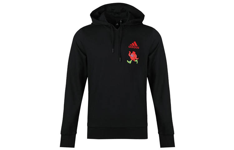 Adidas Adidas Sweatshirts Men's Black Hooded Moderate Regular