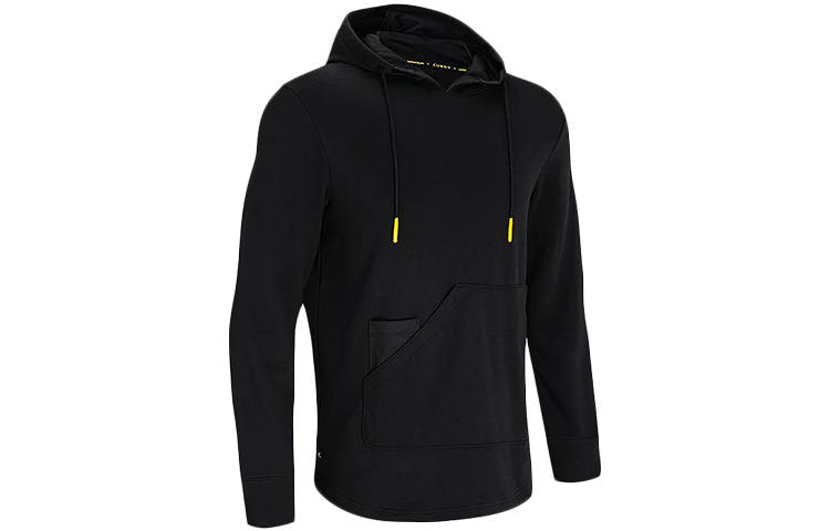 Under Armour Sweatshirts Men's Black Hooded Moderate Regular