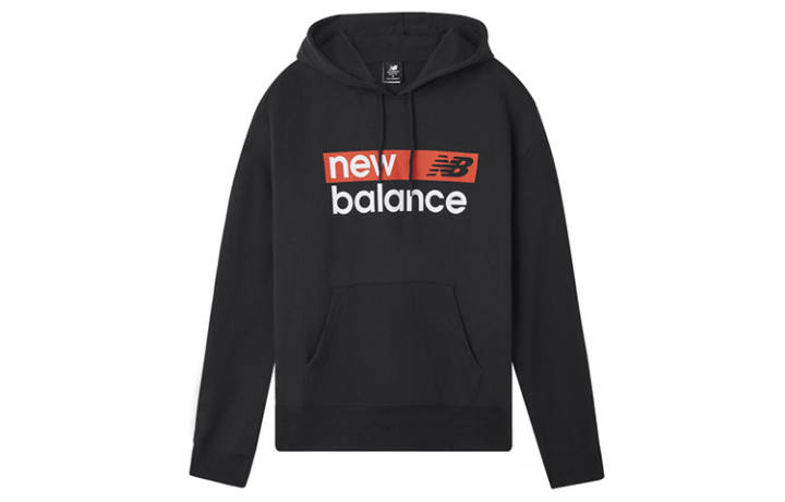 New Balance New Balance Sweatshirts Men's Black Hooded Moderate Regular