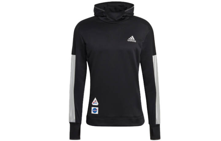 Adidas Adidas Sweatshirts Men's Black Stand Collar Moderate Regular