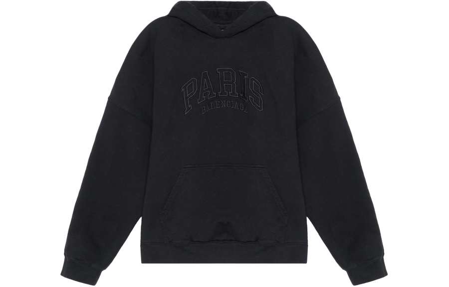 Balenciaga SS23 Sweatshirt Loose Fit Unisex Black