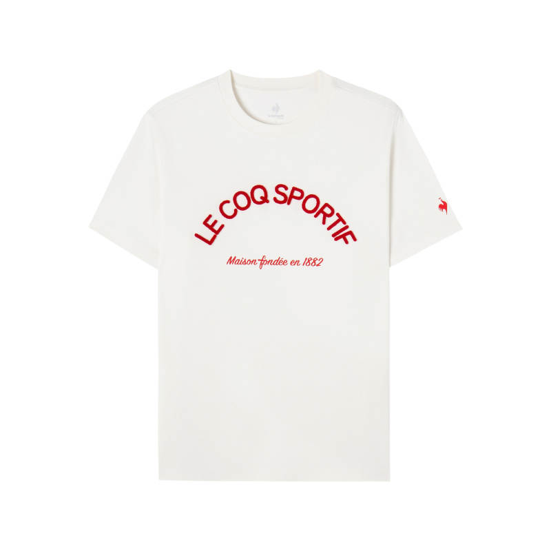 Le Coq Sportif T Shirts Unisex Crew Neck Moderate Straight Fit