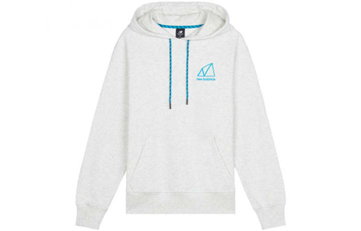 New Balance New Balance Sweatshirts Men's Light Gray Hooded Moderate Regular