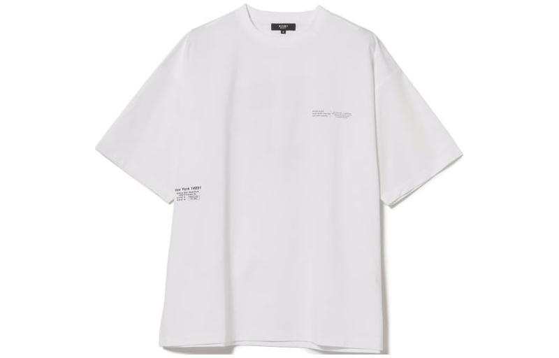 Beams T Shirts Men's Crew Neck Moderate Straight Fit