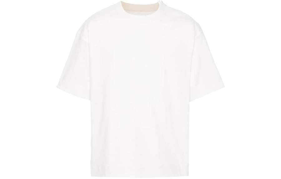 JIL SANDER Zip-embellished Cotton T-shirt