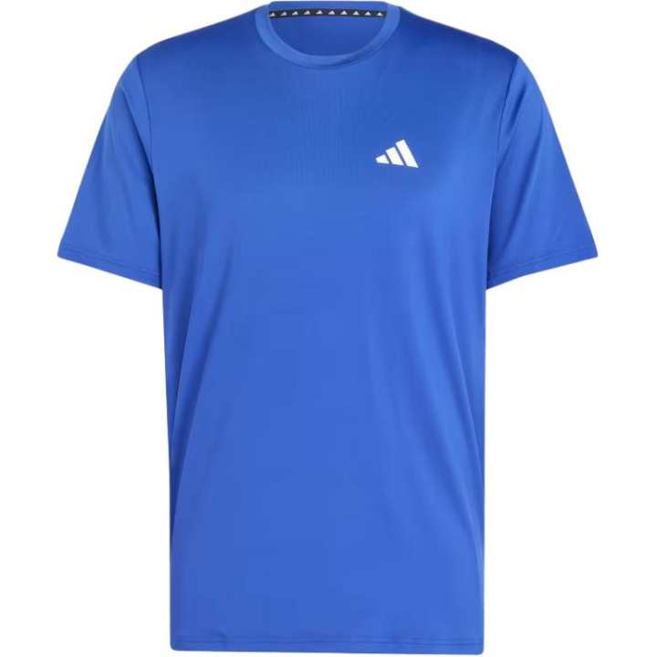 Adidas Adidas Clothing T Shirts Men's Blue Crew Neck Moderate