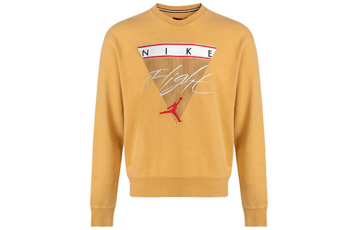 Jordan Jordan Sweatshirts Men's Yellow Crew Neck Moderate Other