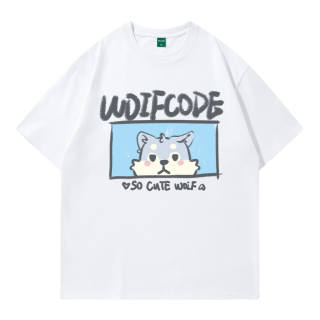 WOLF CODE T Shirts Unisex Crew Neck Moderate Straight Fit