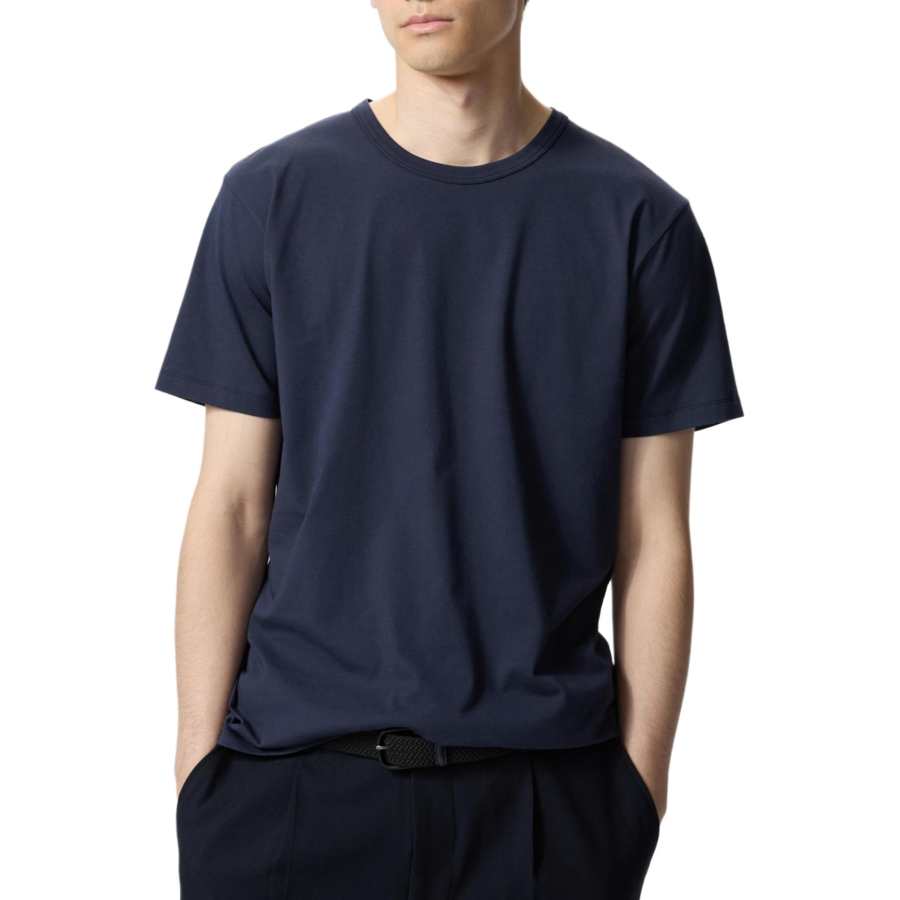 UNIQLO AIRism T Shirt Men's Navy Blue