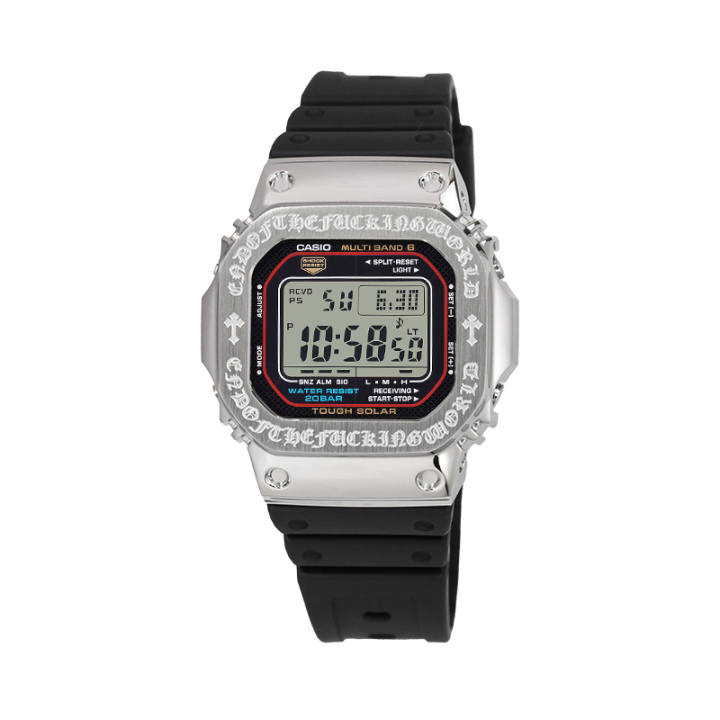 CASIO CASIO Custom Collection Solar Movement Resin Strap Watch Unisex Black Dial