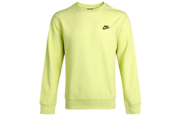 Nike Nike Sweatshirts Men's Green Crew Neck Moderate Regular