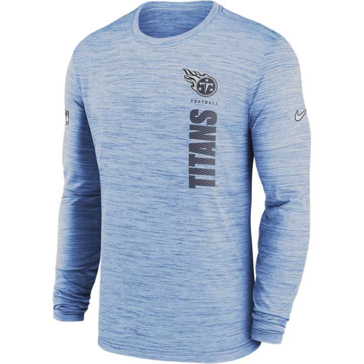Nike Nike Tennessee Titans Sideline Velocity Men's Nike Dri FIT Nfl Long Sleeve T Shirt