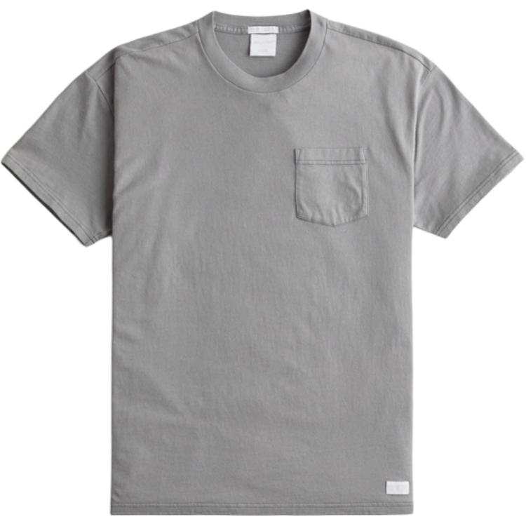 Hollister/ T Shirts Men's Gray Crew Neck Moderate