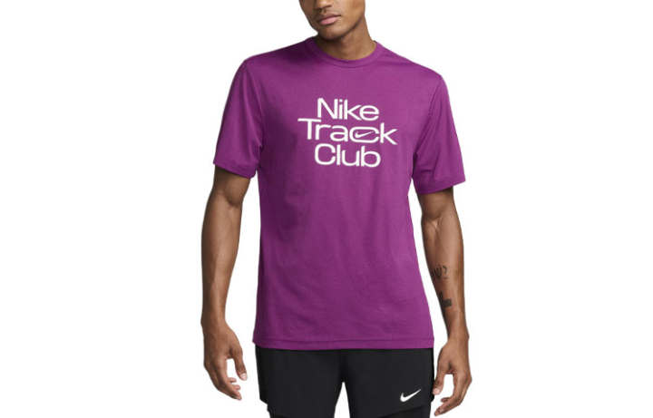 Nike Nike Regular Running T Shirt Men's Purple