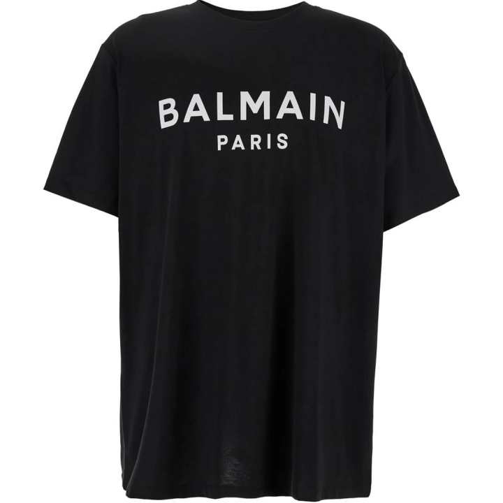 BALMAIN BALMAIN Logo Printed Crewneck T Shirt