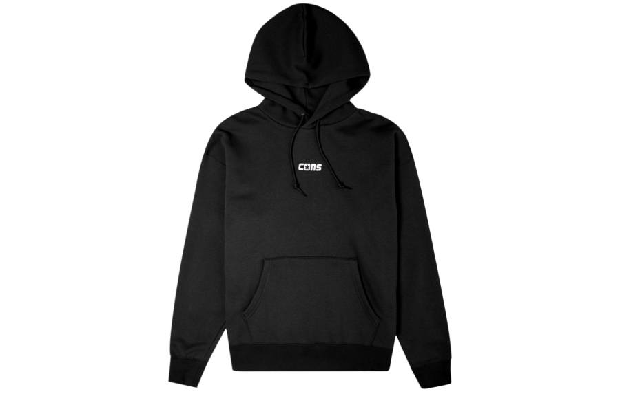 Converse Converse Sweatshirts Unisex Black Hooded Moderate Regular