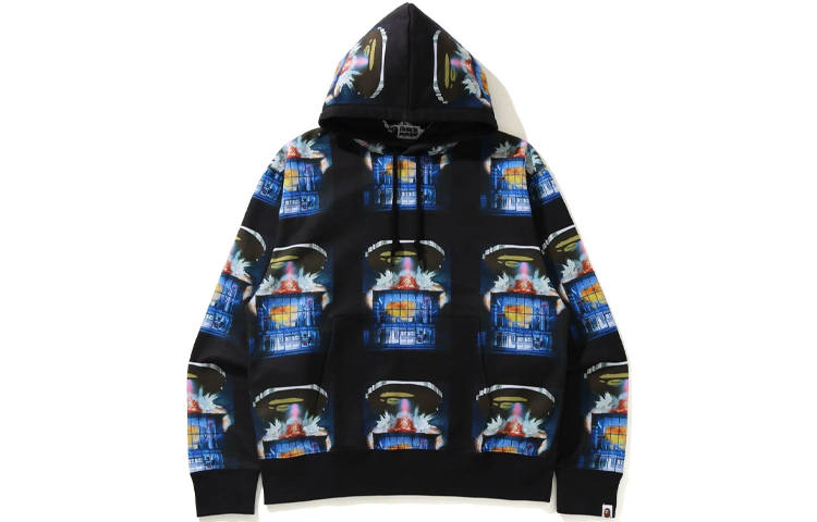 A BATHING APE Bape Invasion Relaxed Pullover Hoodie