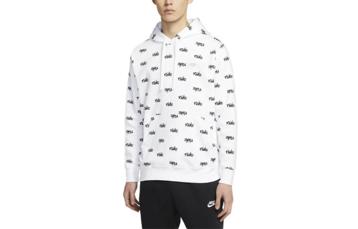 Nike Nike Sweatshirts Men's White Hooded Moderate Regular