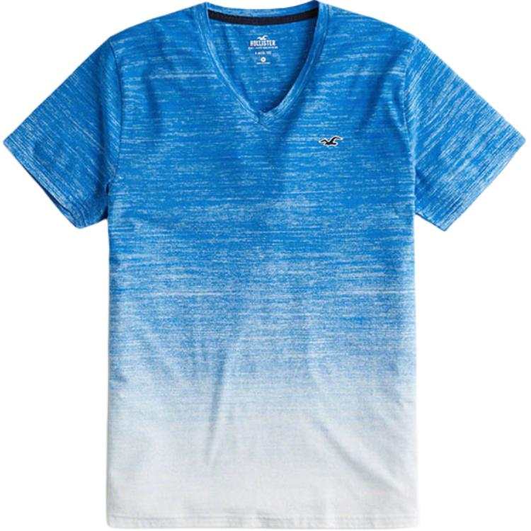 Hollister/ Hollister T Shirt Men's Gradient Blue