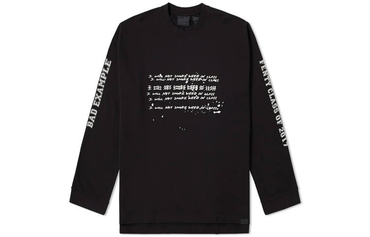 PUMA ESS Sweatshirts Unisex Black Crew Neck Moderate Regular