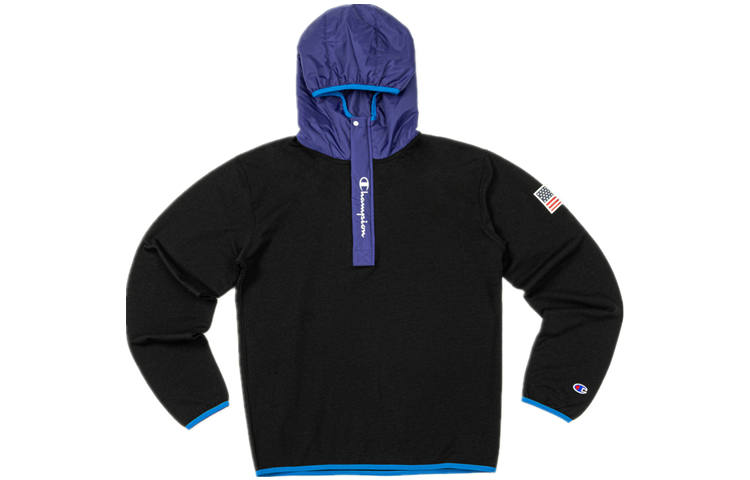 Champion Champion Sweatshirt Unisex Black Patchwork