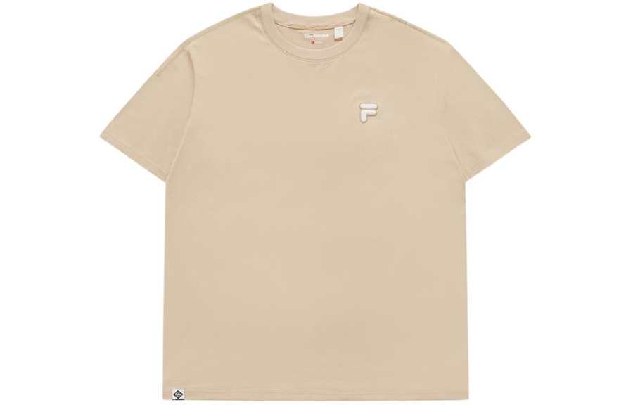 FILA FUSION FOB T Shirt Unisex Light Mud Khaki