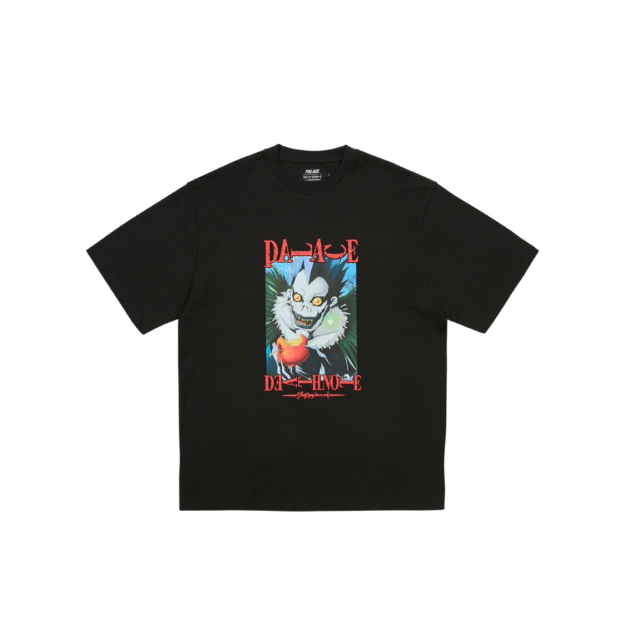 PALACE Anime Death Notebook, Collaboration SS25 Drop2 T Shirt Unisex Black